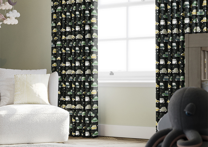 Roadtrip, Forest Green - Made to Measure Curtains - Image 5